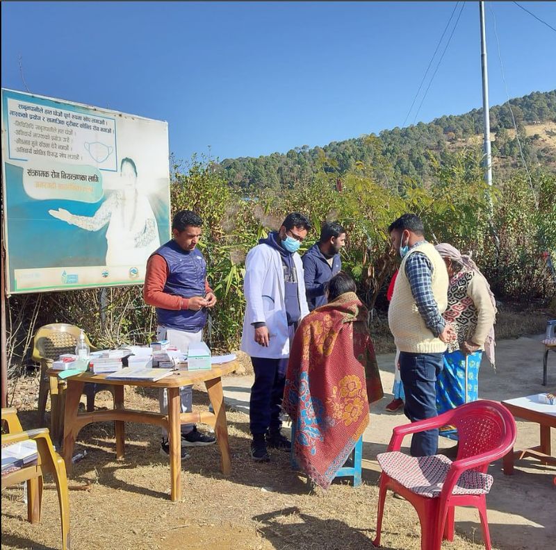 doctor treating patient