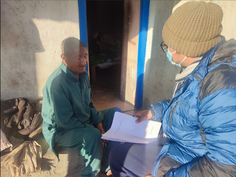 doctor treating patient